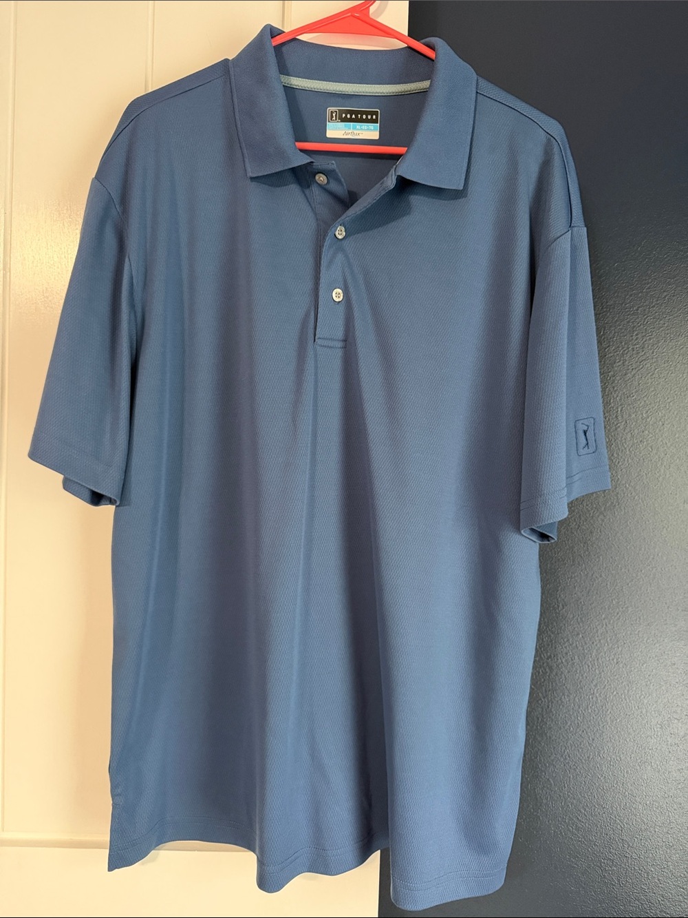 PGA Tour Slate Blue Short-Sleeve Polo